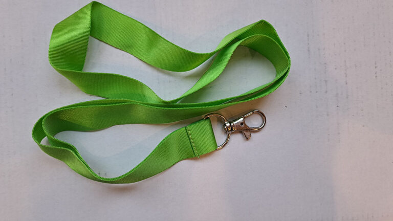 plochý lanyard